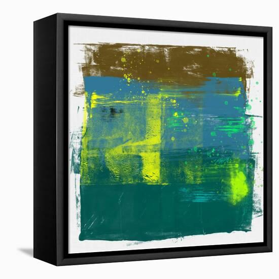 Abstract Color Mix Study III-Emma Moore-Framed Stretched Canvas