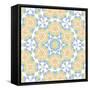 Abstract Color Pattern-Dink101-Framed Stretched Canvas