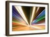 Abstract Colored Light At Night-06photo-Framed Premium Giclee Print