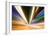 Abstract Colored Light At Night-06photo-Framed Premium Giclee Print