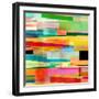 Abstract Colorful Background-Tanor-Framed Art Print