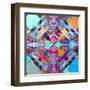 Abstract Colorful Background-Tanor-Framed Art Print