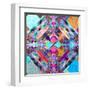 Abstract Colorful Background-Tanor-Framed Art Print