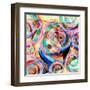 Abstract Colorful Background-Tanor-Framed Art Print