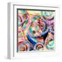 Abstract Colorful Background-Tanor-Framed Art Print