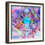 Abstract Colorful Background-Tanor-Framed Art Print