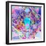 Abstract Colorful Background-Tanor-Framed Art Print