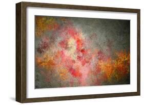 Abstract Colorful Backgrounds With Elements Symbolizing Music. Collage-Sergey Nivens-Framed Art Print