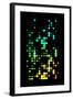 Abstract Colorful Dots-oriontrail2-Framed Art Print