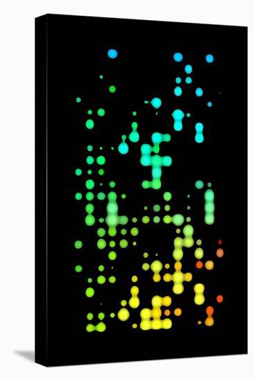 Abstract Colorful Dots-oriontrail2-Stretched Canvas