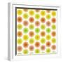 Abstract Colorful Flower Pattern-amovita-Framed Art Print