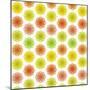 Abstract Colorful Flower Pattern-amovita-Mounted Art Print