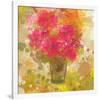 Abstract Colorful Flowers in Vase-Irena Orlov-Framed Premium Giclee Print