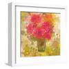 Abstract Colorful Flowers in Vase-Irena Orlov-Framed Art Print