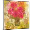 Abstract Colorful Flowers in Vase-Irena Orlov-Mounted Art Print