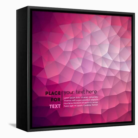 Abstract Colorful Geometric Background-Click Bestsellers-Framed Stretched Canvas