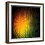 Abstract Colorful Halftone Background with Copy Space.-tuulijumala-Framed Art Print