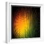 Abstract Colorful Halftone Background with Copy Space.-tuulijumala-Framed Art Print