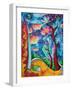 Abstract Colorful Landscape PoP Art-Megan Aroon Duncanson-Framed Art Print