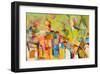 Abstract Colorful Oil Canvas-null-Framed Art Print