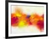 Abstract Colorful Oil Painting on Canvas Texture. Hand Drawn Brush Stroke, Oil Color Paintings Back-pluie_r-Framed Art Print