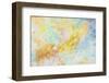 Abstract Colorful Oil Painting on Canvas Texture.-Nongkran_ch-Framed Photographic Print