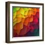 Abstract Colorful Patches Background-pashabo-Framed Art Print