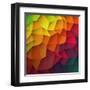 Abstract Colorful Patches Background-pashabo-Framed Art Print