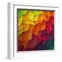 Abstract Colorful Patches Background-pashabo-Framed Art Print