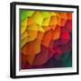 Abstract Colorful Patches Background-pashabo-Framed Art Print