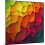 Abstract Colorful Patches Background-pashabo-Mounted Art Print