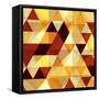 Abstract Colorful Polygon Background-meikis-Framed Stretched Canvas