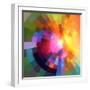 Abstract Colorful Shining Circle Tunnel Background-art_of_sun-Framed Art Print