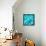 Abstract Colorful Triangles-art_of_sun-Framed Stretched Canvas displayed on a wall