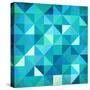 Abstract Colorful Triangles-art_of_sun-Stretched Canvas