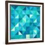 Abstract Colorful Triangles-art_of_sun-Framed Premium Giclee Print