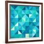 Abstract Colorful Triangles-art_of_sun-Framed Premium Giclee Print