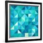 Abstract Colorful Triangles-art_of_sun-Framed Premium Giclee Print