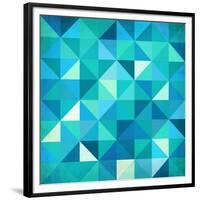 Abstract Colorful Triangles-art_of_sun-Framed Premium Giclee Print