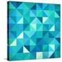 Abstract Colorful Triangles-art_of_sun-Stretched Canvas