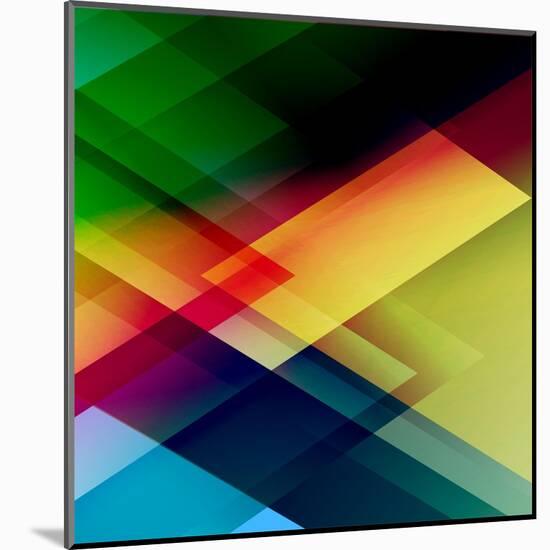Abstract Colorful-Click Bestsellers-Mounted Art Print