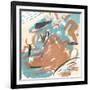 Abstract Composition I-Melissa Wang-Framed Art Print