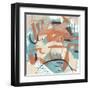 Abstract Composition III-Melissa Wang-Framed Art Print