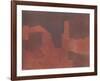 Abstract Composition, Maroon-Serge Poliakoff-Framed Collectable Print