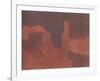 Abstract Composition, Maroon-Serge Poliakoff-Framed Collectable Print