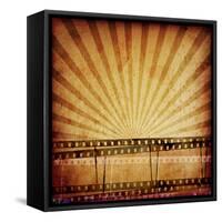 Abstract Composition of Movie Frames or Film Strip-molodec-Framed Stretched Canvas