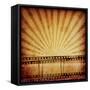 Abstract Composition of Movie Frames or Film Strip-molodec-Framed Stretched Canvas