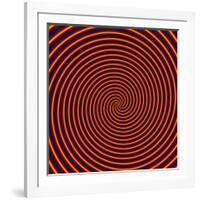 Abstract Computer Artwork of a Spiral-David Parker-Framed Photographic Print