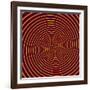 Abstract Computer Artwork of a Spiral-David Parker-Framed Photographic Print