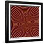 Abstract Computer Artwork of a Spiral-David Parker-Framed Photographic Print